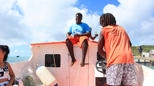 Anguilla activities, Sandy Island, Anguilla lunch