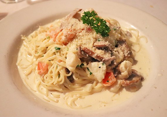 Seafood pasta