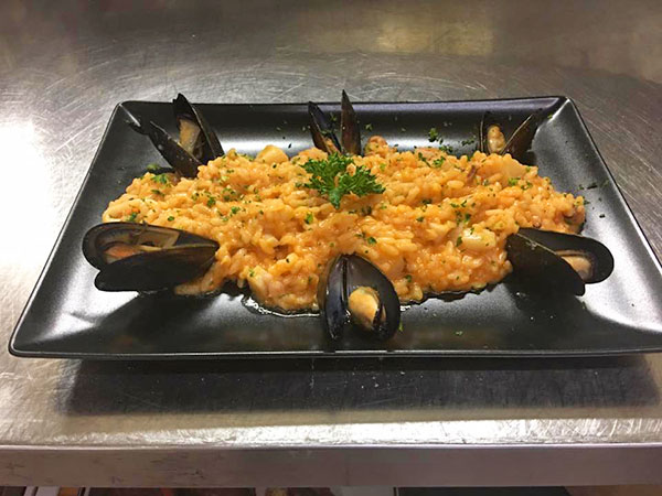 dolce vita seafood risotto