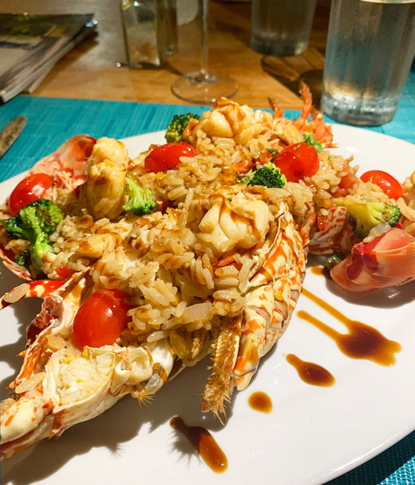 sharkys lobster stir fry