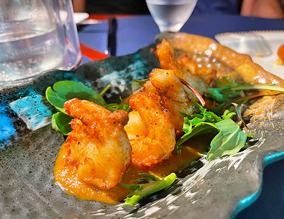 Shrimp Tempura at Sublime Resto Bar