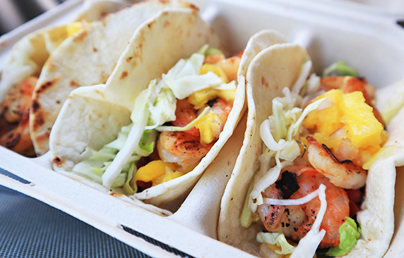 shrimp tacos