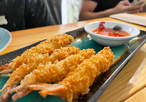 Shrimp Tempura at Tao Garden