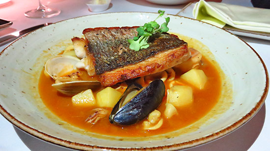 snapper bouillabaisse at malliouhana