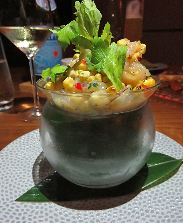 ceviche bar at coba four seasons