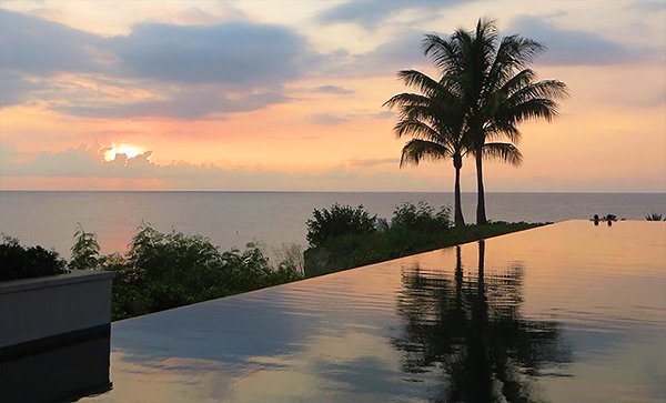 relaxing sunset at four seasons anguilla sunset lounge