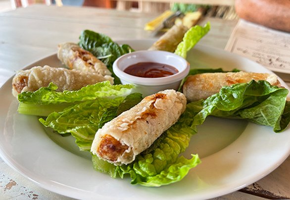 Spring Chicken Rolls at Yellow Beach 