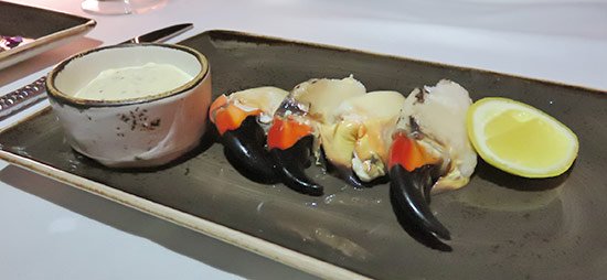 the restaurant at malliouhanas stone crab claws