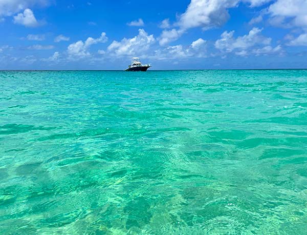 scrub island beach