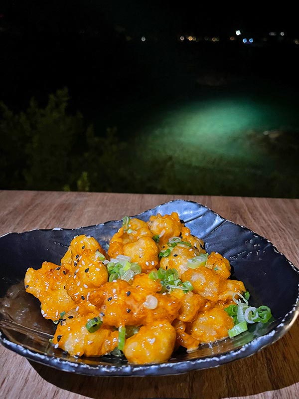 lava shrimp at sunset lounge anguilla