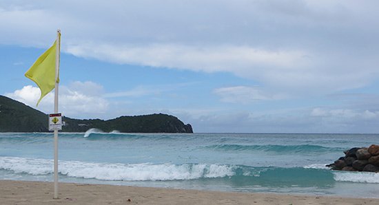 head high waves in bvi