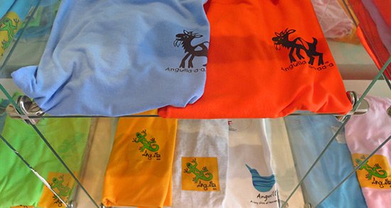 anguilla goat and gecko t-shirts