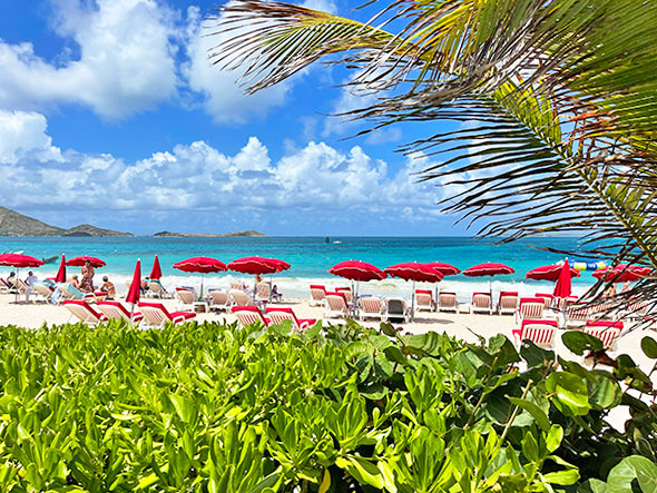 Kontiki Beach on Orient Bay, Saint Martin