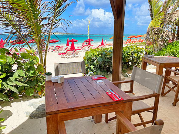 Kontiki Beach on Orient Bay, Saint Martin