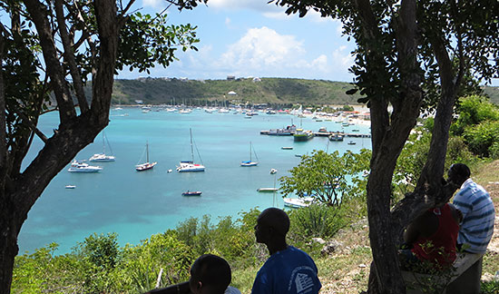 satellite anguilla sailboat