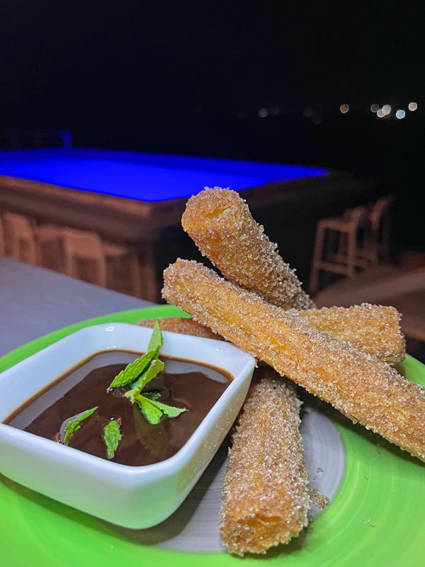 crispy, cinnamony churros