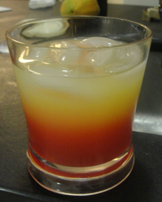 Anguilla villa, Tequila Sunrise, Dropsey Bay, Tequila Sunrise drink