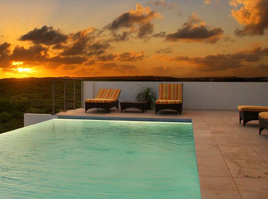 Anguilla villa, Tequila Sunrise, Dropsey Bay, pool