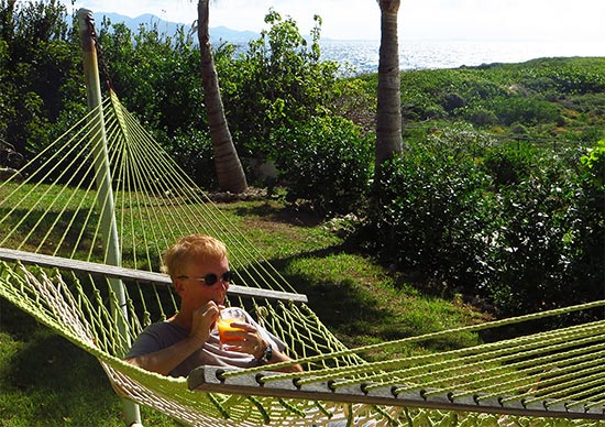 tequila sunrise anguilla  hammock