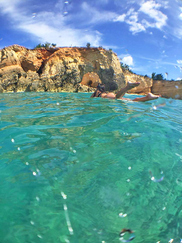 anguilla arch as seen from the water