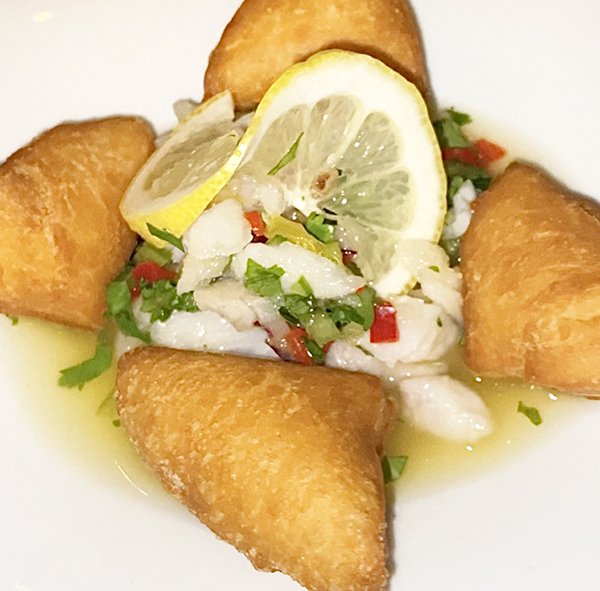 Tipsy Turtle Food snapper ceviche