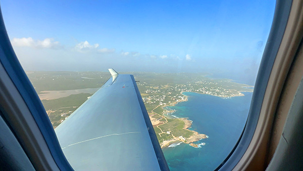flying into anguilla