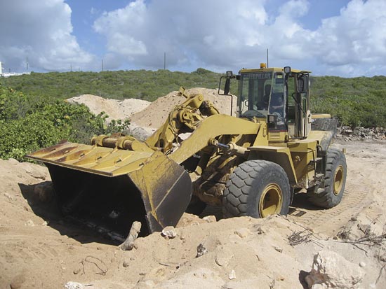 Anguilla front end loader