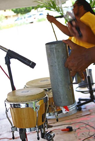 Formally known as a guiro, locally known as the grater or scraper