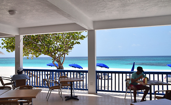 tropical sunset sunset restaurant view in anguilla