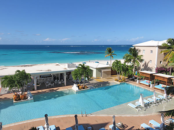 the shoal bay view from standard room at manoah