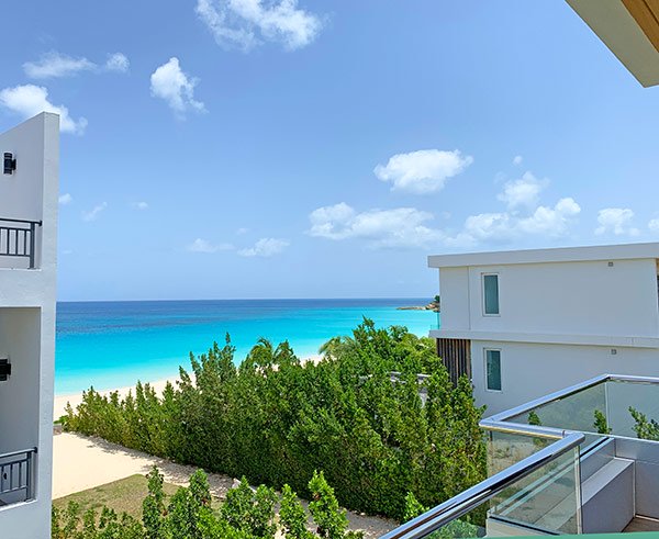 tranquility beach anguilla villa b eastern view