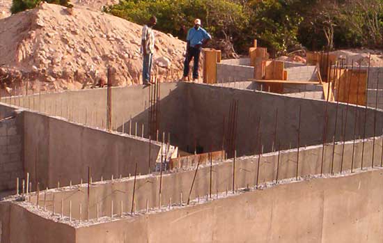 cistern and walls