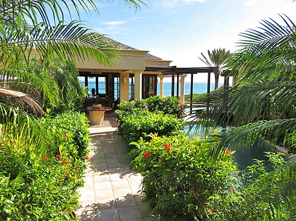 bird of paradise villa entrance