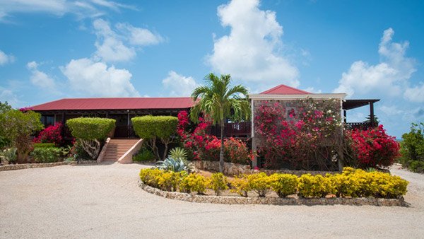 exterior of wesley house anguilla villa rental