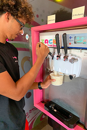 Jovial Getting Vanilla Frozen Yogurt 