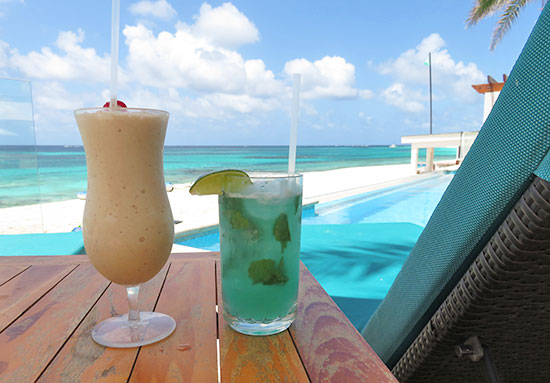 drink with a view at zemi beach house