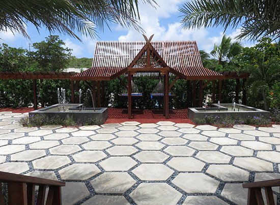 yoga floor at zemi beach house