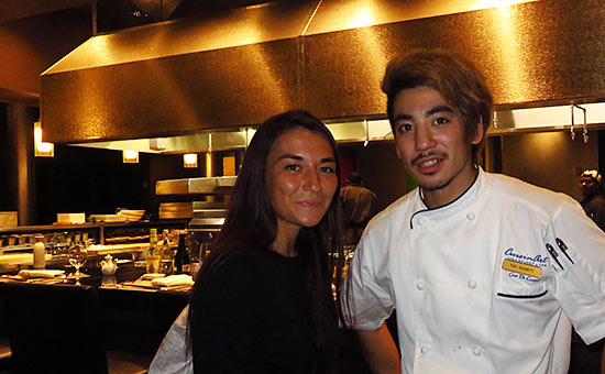 with chef yuki at tokyo bay
