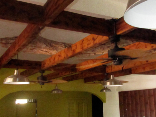 yumyum driftwood ceiling 