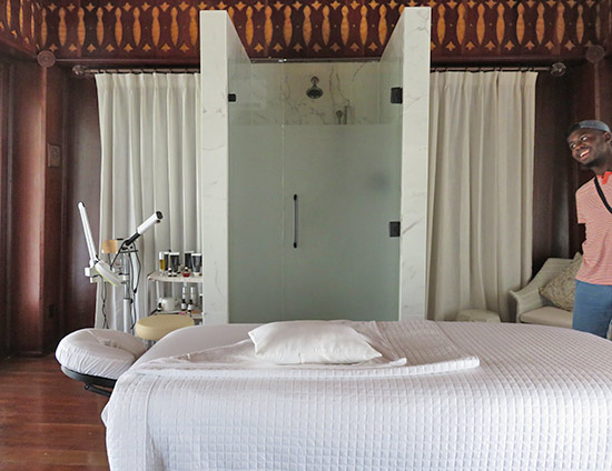 treatment room at zemi thai house spa