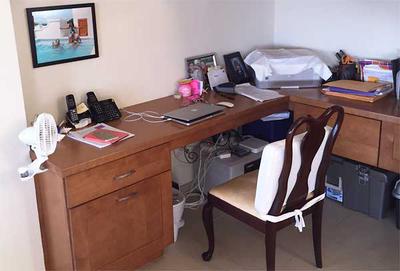 Janice's Home Office Nook in Anguilla