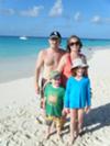 Eric, Becky, Samantha, Nathaniel Shoal Bay Anguilla 2010