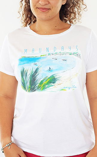 tranquilitee maundays t-shirt anguilla