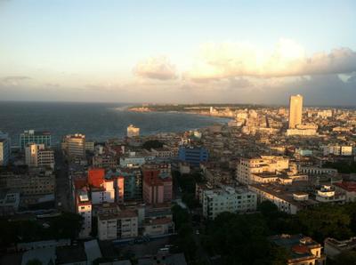 View from our Havana hotel