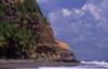 black sand Dominica